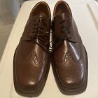 Skechers Collection Shoes Made In Italy Brown Leather Oxfords Wingtips Size 11M