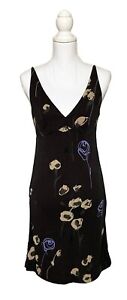 Vintage BCBG Dresses Mini Dress Brown Floral Y2K 1990s Size M
