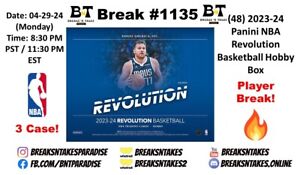 JORDAN HAWKINS 2023-24 NBA Revolution Hobby 3 CASE 48 BOX Break #1135