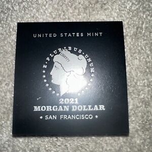 Morgan 2021 Silver Dollar with (S) Mint Mark SAN FRANCISCO 21XF NEW