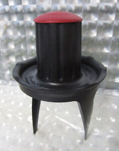 Blendtec Commercial SCRAPER TWISTER JAR LID  Part #40-243 Black with Red Cap