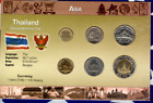 Littleton World Coin Set Thailand 2006-2010 UNC 1,10 Baht 2007 5 Baht 2008 *