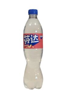 LOT OF 2 Fanta White Peach, 500 ml - FROM CHINA - CHINESE SODA RARE