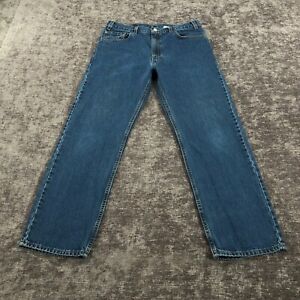 Vintage Levis 505 Jeans Mens 33x30 Blue Denim Regular Fit Straight USA Tag 36x30