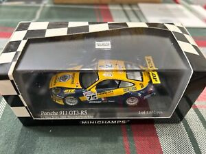 Minichamps 1/43 Porsche 911 GT3 RS Le Mans 2003 #75 Diecast Model Car NEW IN BOX