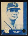 1960 Lake To Lake Bob Buhl Milwaukee Braves VG-EX (wrinkles/hole punch)