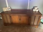 Vintage Zenith  record player console with AM/FM radio