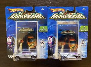 Hot Wheels AcceleRacers Silencerz Anthracite (3 of 9) & Octainium (1 of 9)