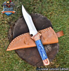 CSFIF Custom Hunting Skinner Knife 440C Steel Hard Wood Wooden Bolster Tactical