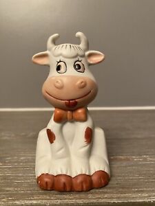 New ListingVintage Ceramic Hand Painted Cow Shaped Decorative Bell