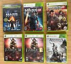 New ListingMicrosoft Xbox 360 Game LOT! 6x Mass Effect 1, 2,3  Fable 2,3 Assassins Creed 3