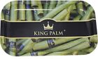 King Palm | Green Metal Rolling Tray | Medium Rolling Tray | 10.5 x 6.5 Inch