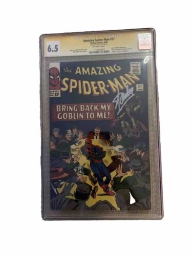 New ListingAmazing Spider-Man #27 CGC 6.5 Signed Stan Lee