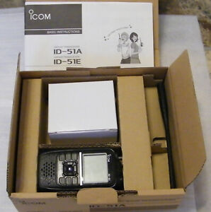 Icom ID-51A Dual Band Portable Ham Transceiver With D-Star