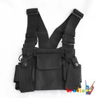 Radio Chest Harness Chest Pack Pouch Holster Vest Rig for Portable Radio