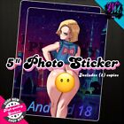 NSFW Android 18 Photo Stickers / Size: 5