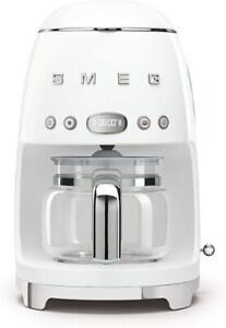 Smeg DCF02WHUS Drip Coffee Maker Auto-Start White 1.4 L Retro Machine OPEN BOX