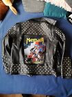 Manowar HAIL TO ENGLAND Backpatch Leather Jacket Studs HAIL TO ENGLAND 4XL XL