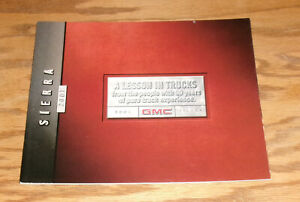 Original 2001 GMC Sierra Deluxe Sales Brochure 01 1500 2500 HD 3500