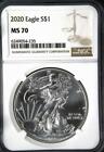 2020 American Silver Eagle | NGC MS70 | .999 Silver 1oz ASE $1 Dollar