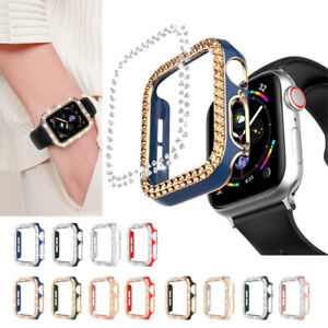 For Apple Watch SE 7 6 5 4 3 8 Bling Diamond Protector Case Cover 38 40 44 41 45