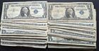 U.S. $1 One Dollar Silver Certificate Circulated Condition One Note Blue Seal