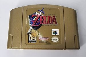 Zelda Ocarina of Time Collector's Edition (Gold) - Authentic N64 Nintendo 64