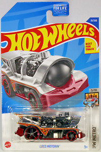 Hot Wheels 2022 Chrome Loco Motorin' #31, Hot Wheels Metro 5/10