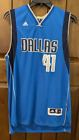 NBA ADIDAS Dirk Nowitzki Dallas Mavericks #41  Jersey Size XL Length +2 Blue
