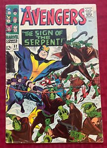 Avengers #32 (1963 series) VG 1st app Bill Foster, Sons of the Serpent 1966