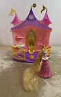 Disney Princess Shimmer Style Salon Playset W/ Mini Rapunzel Polly Pocket Doll