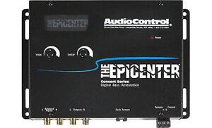AudioControl Black Epicenter Concert Series Bass Enhancer Restoration Processor