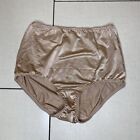 Vintage Vassarette Panties Panty 90s High Waist Sheer Size Medium Beige