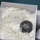 Dior Beaute Mirror Compact Miroir in Box Black Quilted Logo Pocket