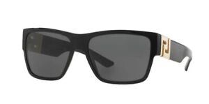 VERSACE VE4296 GB1 87 Black Gray 59 mm Men's Sunglasses