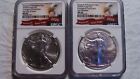 New ListingLot of (2) 2020(p) Emergency Prod NGC MS-69 American Silver Eagles