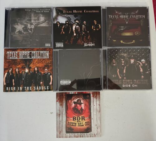 Texas Hippie Coalition - Rollin'/Pride Of Texas/Ride On...7 CD Lot - Pre-Owned