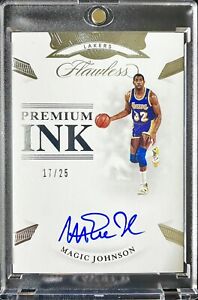 2019-20 Flawless Premium Ink Magic Johnson Auto /25 Lakers
