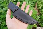HANDMADE GENUINE LEATHER HAND CRAFTED BELT SHEATH HOLSTER FOR FIXED BLADE KNIFE