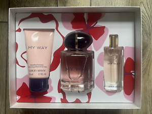New ListingNew ~ Giorgio Armani My Way  Ea De Parfum  3 pc. Gift box Set