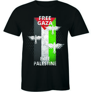 Free Gaza Free Palestine Flag 2019 - Muslim Freedom Protest Men's T-shirt Tee