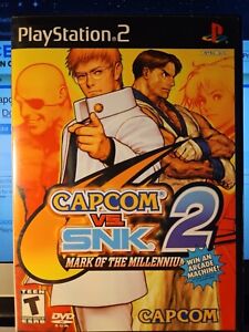 Capcom vs. SNK 2: Mark of the Millennium 2001 (Sony PS 2, 2001)CIB Tested $rare