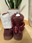 Women's Size 5 UGG Mini Bailey Bow Glimmer Boots 1125795