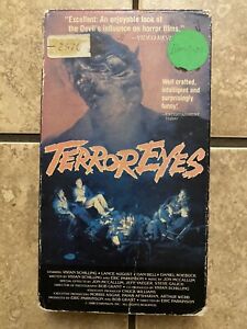 Terror Eyes VHS 80’s Horror, AIP Home Video, Former Rental, 1988, Rare OOP