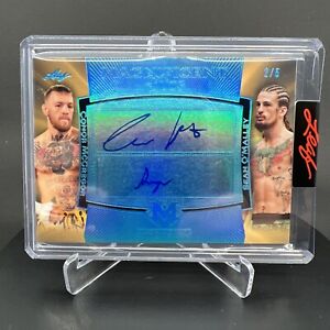 New Listing2023 Leaf Magnificence Conor McGregor / Sean O'Malley Magnificent Duos Auto 2/5