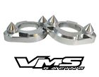 x2 SILVER VMS RACING SPIKED STRUT TOWER SUPPORT BRACES FOR 92-95 HONDA CIVIC EG (For: 2000 Honda Civic EX Coupe 2-Door 1.6L)
