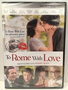 To Rome With Love (DVD, 2012) Allen/Baldwin/Benigni/Cruz/Eisenberg! New! Sealed!