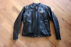 Harley Davidson Women's Small Leather Jacket Black
