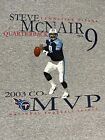 Vintage Tennessee Titians Steve McNair CO-MVP NFL 2003 SEASON t-shirt FOOTBALL