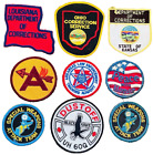 POLICE PATCH MIXED STATE LOT OF 9 Fabric Uniform Patches Policeman Officer